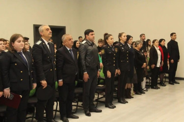 DOST İnklüziv İnkişaf və Yaradıcılıq Mərkəzinin Qarabağ “DOST Evi” şöbəsində Gəncə Dövlət Universitetinin nəzdində fəaliyyət göstərən Regional Kolleclə birgə “Konstitusiya və Suverenlik İli”nə həsr olunmuş tədbir təşkil edilib