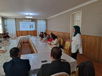 Bərdədə “Gender Əsaslı Zorakılıq Əleyhinə Mübarizə”  mövzusunda əhəmiyyətli təlim və müzakirələr keçirilib