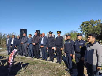 Bərdədə 44 günlük Vətən müharibəsi şəhidlərinin dördüncü ildönümü mərasimi keçirilib.