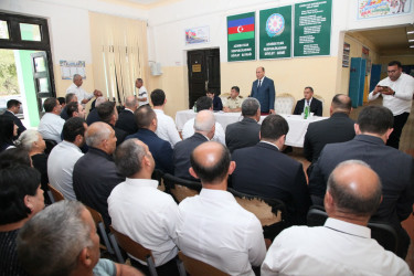 Bərdə Rayon İcra Hakimiyyəti başçısının Samuxlu kəndində səyyar qəbul-görüşü keçirilib