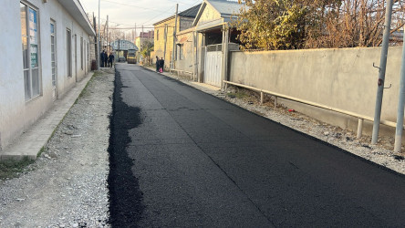 Bərdədə yol infrastrukturunun yenilənməsi davam edir