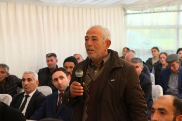 Bərdə rayon İcra Hakimiyyəti başçısının Darğalar kəndində səyyar qəbul-görüşü keçirilib