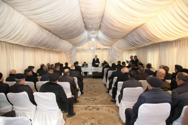 Bərdə Rayon İcra Hakimiyyəti başçısının Xanağalı kəndində səyyar qəbul-görüşü keçirilib.