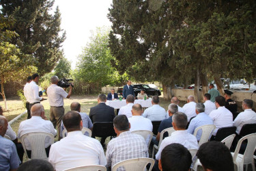 Bərdə rayon İcra Hakimiyyəti başçısının Mollalı kəndində səyyar qəbul-görüşü keçirilib