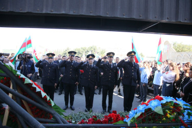 Bərdə rayonunda terror qurbanlarının xatirəsi yad edilib.