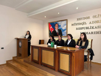 4 noyabr 2025-ci il tarixində Qarabağ Regional Mədəniyyət İdarəsi Bərdə rayon Heydər Əliyev Mərkəzində “Konstitusiya və Suverenlik İli” çərçivəsində 8 Noyabr – Zəfər Gününə həsr olunmuş “Şanlı Zəfər tariximiz” adlı tədbir keçirilib.