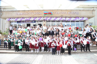 Bu gün Bərdə rayonunun ümumtəhsil məktəblərində "Son zəng" tədbirləri keçirilib