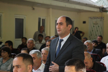 Bərdə rayon İcra Hakimiyyəti başçısının Cəyirli kəndində səyyar qəbul-görüşü keçirilib