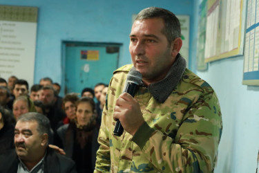 Bərdə Rayon İcra Hakimiyyəti başçısının Tumaslı kəndində səyyar qəbul-görüşü keçirilib