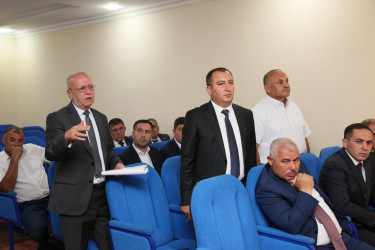 Bərdədə kənd təsərrüfatının inkişafı ilə bağlı görülən işlər və qarşıda duran hədəflər müzakirə olunub