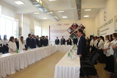 Bərdədə keçmiş məcburi köçkünlərə peşə hazırlığı üzrə sertifikatlar təqdim edilib