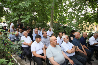 Bərdə rayon İcra Hakimiyyəti başçısının Qaradağlı kəndində səyyar qəbul-görüşü keçirilib
