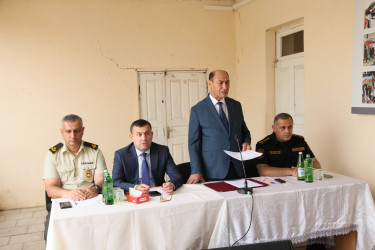 Bərdə rayon İcra Hakimiyyəti başçısının Piyadalar kəndində səyyar qəbul-görüşü keçirilib