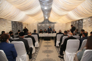 Bərdə rayon İcra Hakimiyyəti başçısının Dəymədağıldı kəndində səyyar qəbul-görüşü keçirilib