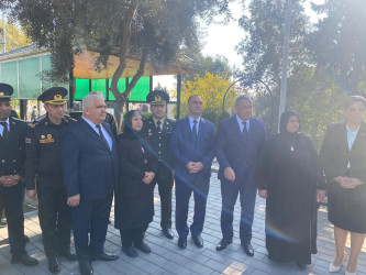 Bərdə rayonunda 8 Noyabr-Zəfər Gününün 5-ci ildönümü münasibətilə Şəhidlər xiyabanı ziyarət olunub.