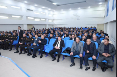 Bərdədə yanğın təhlükəsizliyi ilə bağlı müşavirə keçirilib