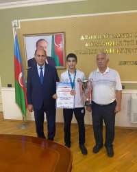 Bərdə Rayon İcra Hakimiyyətinin başçısı Vidadi İsayev kikboksinq üzrə Avropa çempionatının 14 yaşlı qalibi ilə görüş keçirmişdir