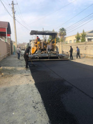Bərdədə yol infrastrukturunun yenilənməsi işləri davam etdirilir.