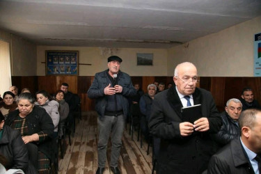 Bərdə Rayon İcra Hakimiyyəti başçısının Vəliuşağı kəndində səyyar qəbul-görüşü keçirilib