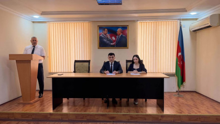 Bərdədə “20 sentyabr-Dövlət Suverenliyi Günü” münasibətilə  “Suverenliyimiz-əbədi   zəfərimiz” mövzusunda tədbir keçirilib
