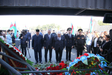 Bərdə rayonunda terror qurbanlarının xatirəsi yad edilib.