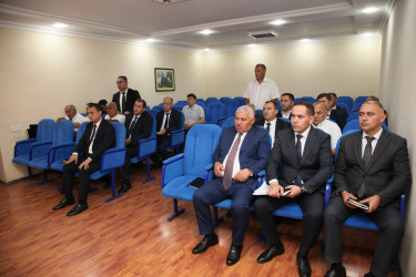 Bərdədə kənd təsərrüfatının inkişafı ilə bağlı görülən işlər və qarşıda duran hədəflər müzakirə olunub