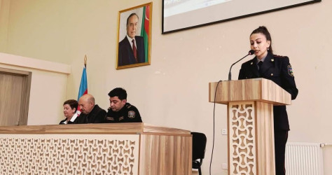 Bərdədə narkomaniya, kibercinayətkarlıq və zərərli vərdişlərə qarşı profilaktik tədbir keçirilib