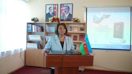 14.07.2025-ci il tarixində Qarabağ Regional Mədəniyyət İdarəsinin tabeliyində olan Bərdə rayon MKS-nin 2 nömrəli şəhər kitabxana filialının təşkilatçılığı ilə Səməd Vurğun adına Mərkəzi kitabxananın uşaq şöbəsinin oxu zalında Azərbaycan Respublikasında 2025-ci ilin “Konstitusiya və Suverenlik İli” elan edilməsi haqqında Azərbaycan Respublikası Prezidentinin Sərəncamı çərçivəsində Ümummilli Lider Heydər Əliyevin ilk dəfə siyasi hakimiyyətə gəlməsinin 56-cı il dönümü münasibətilə “Azərbaycanın ink