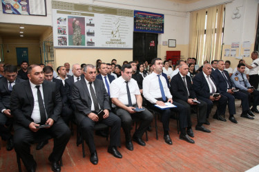 Bərdə Rayon İcra Hakimiyyəti başçısının Samuxlu kəndində səyyar qəbul-görüşü keçirilib