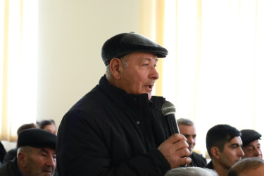 Bərdə Rayon İcra Hakimiyyəti başçısının Nazırlı kəndində səyyar qəbul-görüşü keçirilib