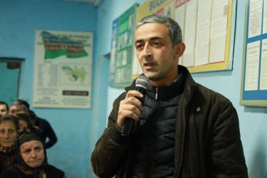 Bərdə Rayon İcra Hakimiyyəti başçısının Tumaslı kəndində səyyar qəbul-görüşü keçirilib