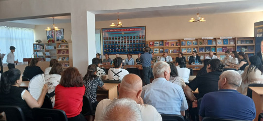 14.07.2025-ci il tarixində Qarabağ Regional Mədəniyyət İdarəsinin tabeliyində olan Bərdə rayon MKS-nin 2 nömrəli şəhər kitabxana filialının təşkilatçılığı ilə Səməd Vurğun adına Mərkəzi kitabxananın uşaq şöbəsinin oxu zalında Azərbaycan Respublikasında 2025-ci ilin “Konstitusiya və Suverenlik İli” elan edilməsi haqqında Azərbaycan Respublikası Prezidentinin Sərəncamı çərçivəsində Ümummilli Lider Heydər Əliyevin ilk dəfə siyasi hakimiyyətə gəlməsinin 56-cı il dönümü münasibətilə “Azərbaycanın ink