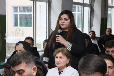 Bərdə rayon İcra Hakimiyyəti başçısının Xəsili kəndində səyyar qəbul-görüşü keçirilib