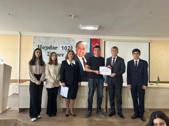 Bərdə rayonunda Cənab Prezident İlham Əliyevin doğum günü münasibətilə məktəblilər arasında II ənənəvi intellektual turnir keçirilib