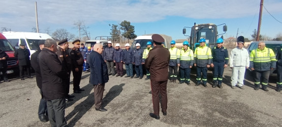 Bərdədə “Mülki müdafiə tədbirlər planı”na uyğun olaraq xəbərdarlıq və toplanış üzrə nümunəvi mülki müdafiə təlimi keçirilmişdir.