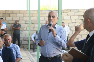 Bərdə Rayon İcra Hakimiyyəti başçısının Nəcəfqulubəyli kəndində səyyar qəbul-görüşü keçirilib.