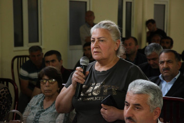 Bərdə rayon İcra Hakimiyyəti başçısının Cəyirli kəndində səyyar qəbul-görüşü keçirilib