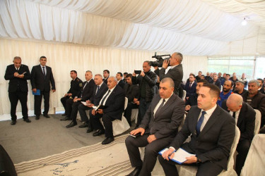 Bərdə rayon İcra Hakimiyyəti başçısının Darğalar kəndində səyyar qəbul-görüşü keçirilib