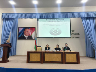 Bərdə rayonunda Azərbaycan Respublikasının İnsan Hüquqları üzrə Müvəkkili (Ombudsman) Aparatının “İnformasiya əldə etmək haqqında” Azərbaycan Respublikasının Qanununun təbliği ilə bağlı hüquqi maarifləndirmə tədbiri təşkil edilib