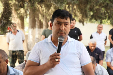 Bərdə rayon İcra Hakimiyyəti başçısının Mollalı kəndində səyyar qəbul-görüşü keçirilib