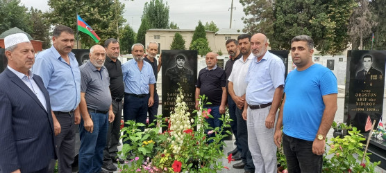 Bərdədə şəhid Hümbətzadə Şahmuraz Əyyub oğlu və Allahverənov Məhəmməd Zöhrab oğlunun doğum günü qeyd olunub