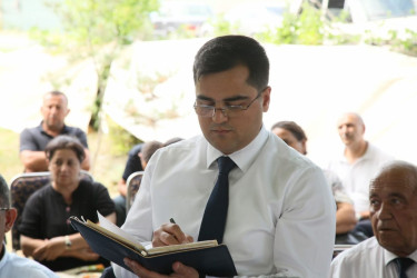 Bərdə Rayon İcra Hakimiyyəti başçısının Kürdborakı  kəndində səyyar qəbul-görüşü keçirilib