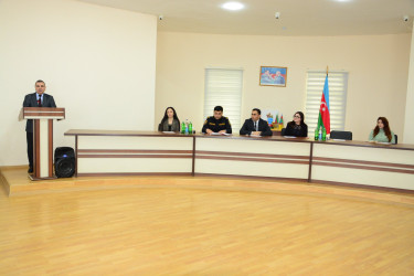 Bərdə şəhər akademik Zərifə Əliyeva adına texniki fənlər təmayüllü liseydə “Narkomanlığa qarşı mübarizə” mövzusunda maarifləndirici tədbir təşkil olunmuşdur.