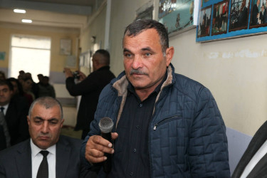 Bərdə rayon İcra Hakimiyyəti başçısının Cumalar kəndində səyyar qəbul-görüşü keçirilib