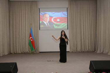 Bərdədə Ümummilli Lider Heydər Əliyevin anadan olmasının 103-cü ildönümünə həsr olunmuş “Müasir müstəqil Azərbaycan dövləti Ulu Öndər Heydər Əliyevin şah əsəridir!” adlı tədbir keçirilib