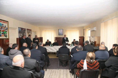 Bərdə Rayon İcra Hakimiyyəti başçısının Vəliuşağı kəndində səyyar qəbul-görüşü keçirilib