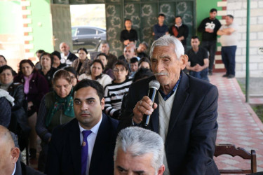 Bərdə rayon İcra Hakimiyyəti başçısının Kafarlı kəndində səyyar qəbul-görüşü keçirilib.