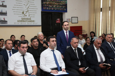 Bərdə Rayon İcra Hakimiyyəti başçısının Samuxlu kəndində səyyar qəbul-görüşü keçirilib