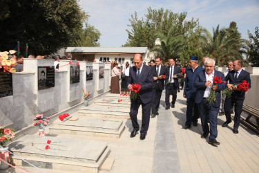 Bərdədə 27 Sentyabr – Anım Gününün altıncı ildönümü ilə əlaqədar ümumrayon tədbiri keçirilib