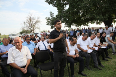 Bərdə Rayon İcra Hakimiyyətinin başçısının rayonun Bala Göyüşlü kəndində səyyar qəbul-görüşü keçirildi